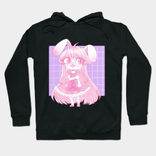 Pink bunny girl Hoodie